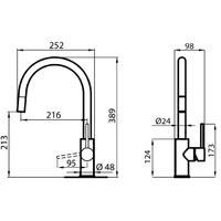 Kuhinjska armatura Foster CAMILLO 8467 100